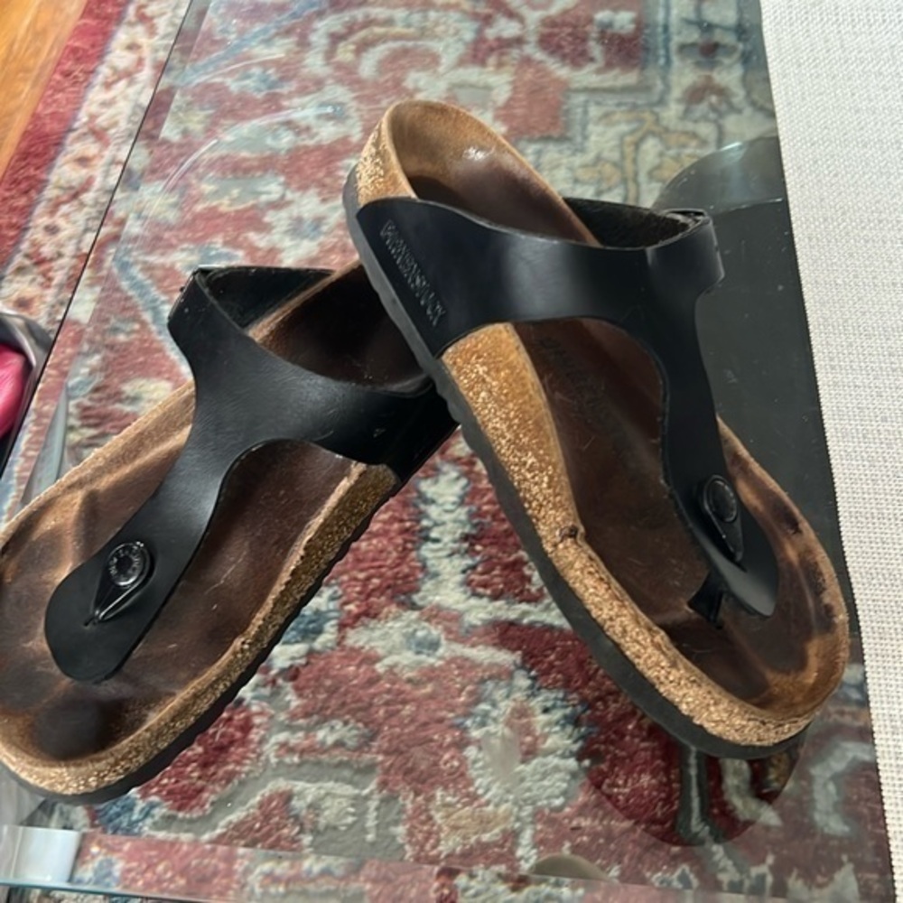 Birkenstock GIZEH T-trap sandals size37 ,black